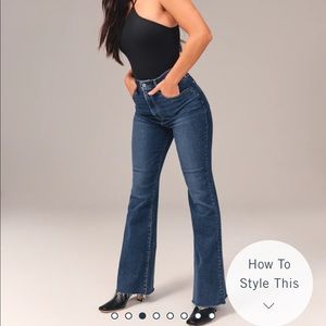 Abercrombie curve love vintage flare jeans